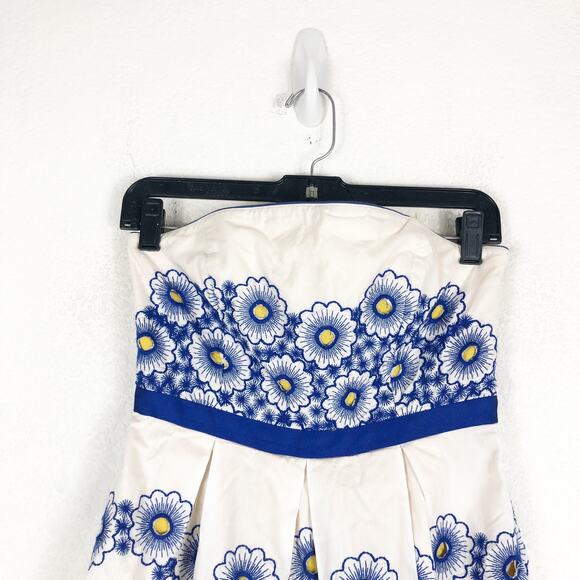 Anthropologie Moulinette Soeurs Forget Me Not Midi Dress Size 2 Floral Vintage - Picture 4 of 14